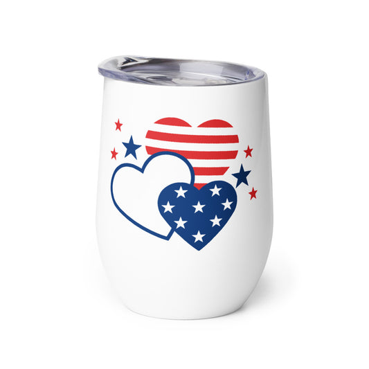 Jesse Watters Primetime Hearts Wine Tumbler