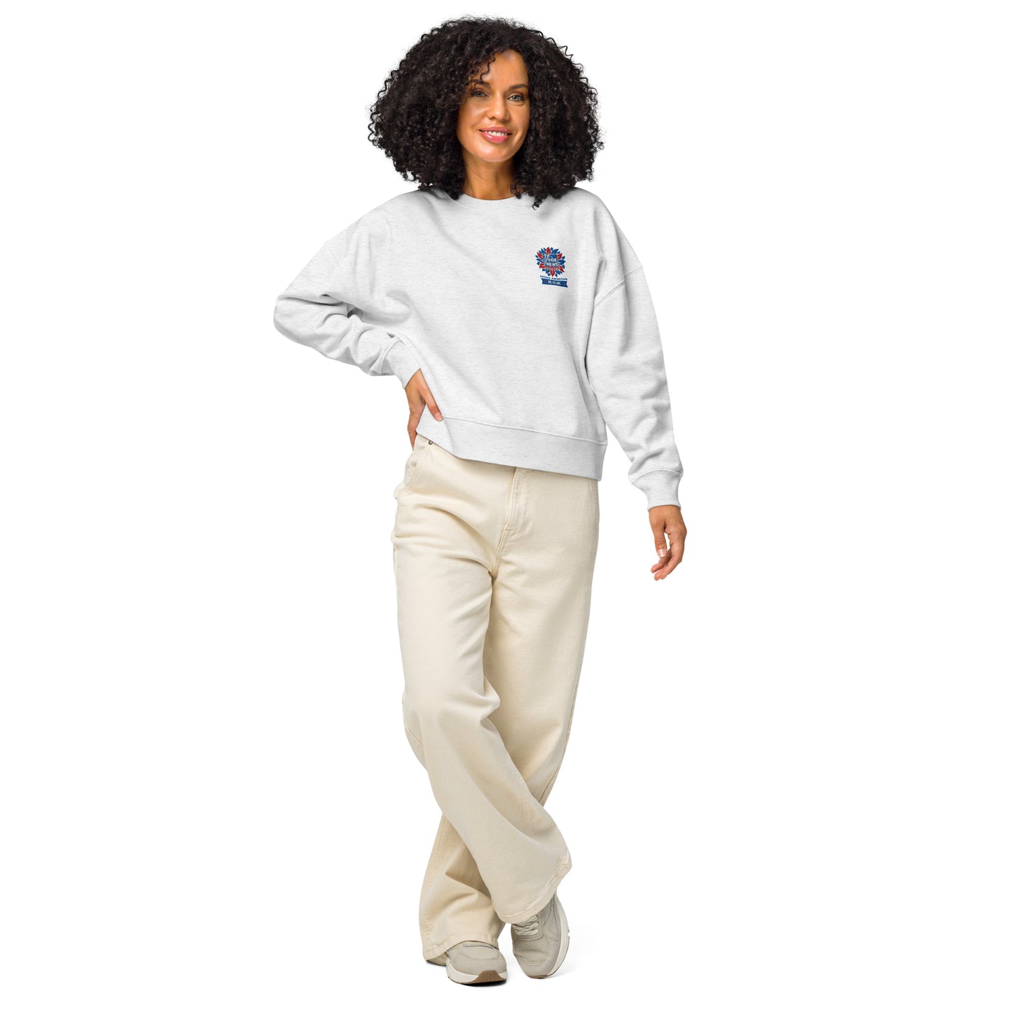 FOX News Proud American Mom Embroidered Sweatshirt