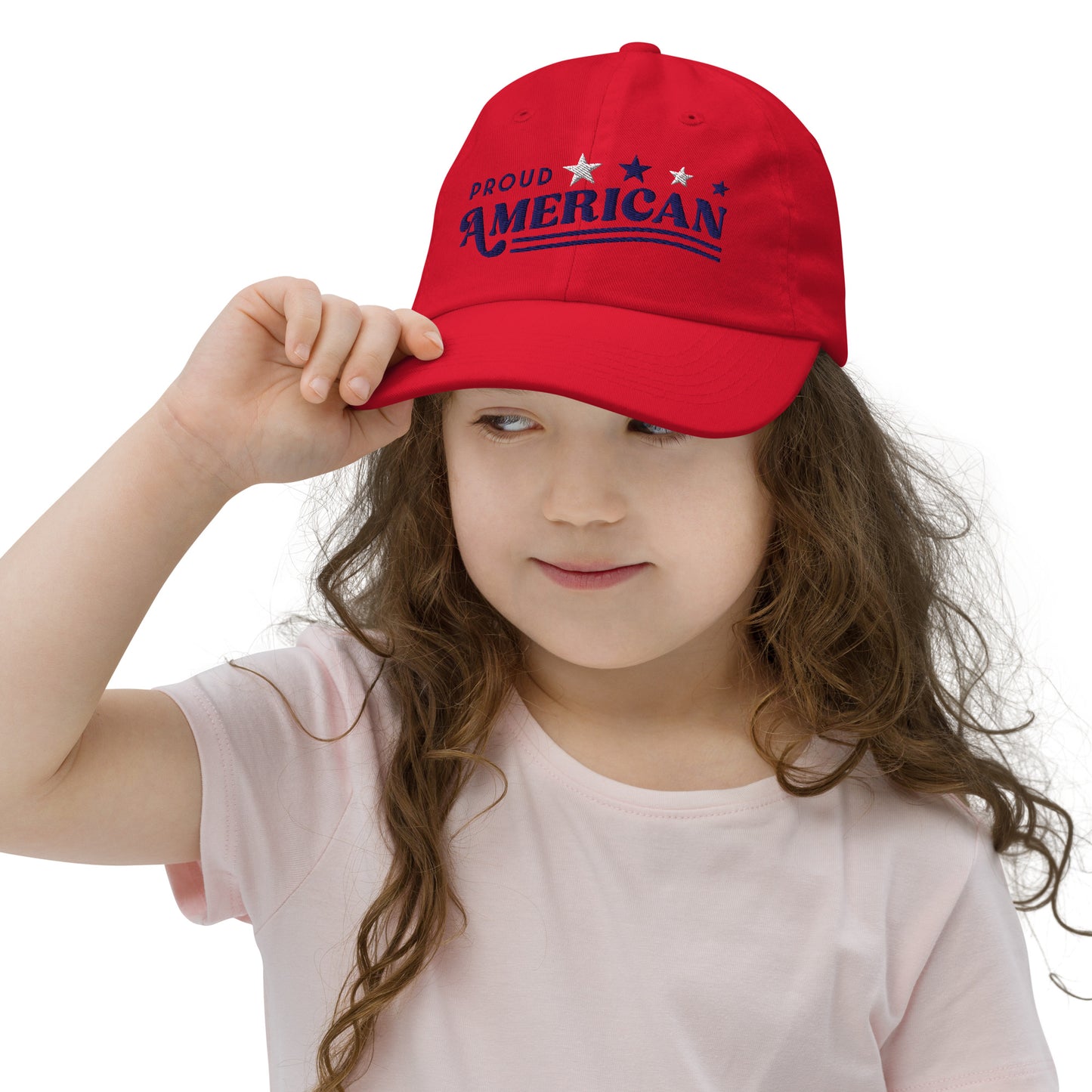 FOX News Proud American Embroidered Kids Baseball Hat