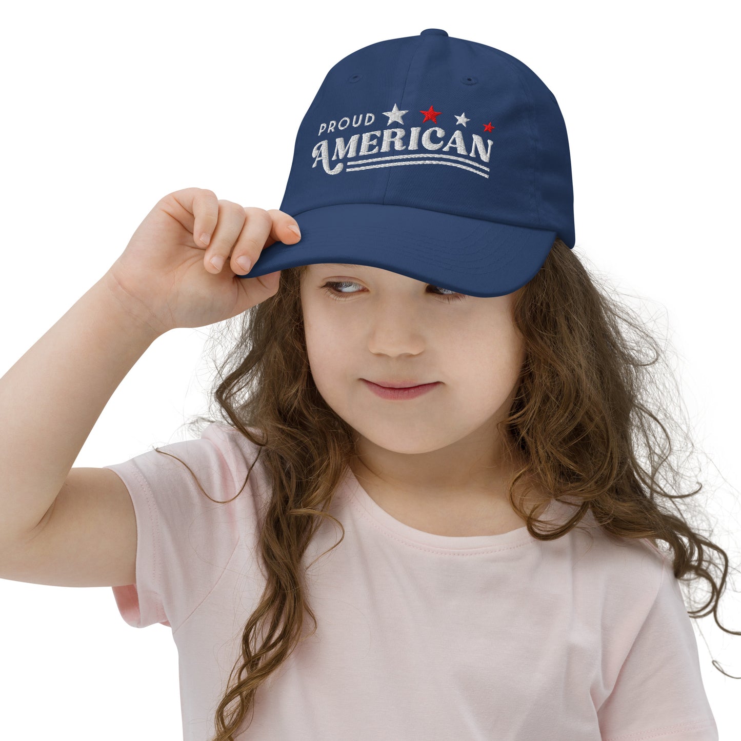 FOX News Proud American Embroidered Kids Baseball Hat