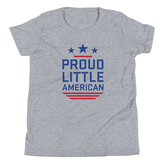 Fox News Proud Little American Youth T-Shirt Athletic Heather