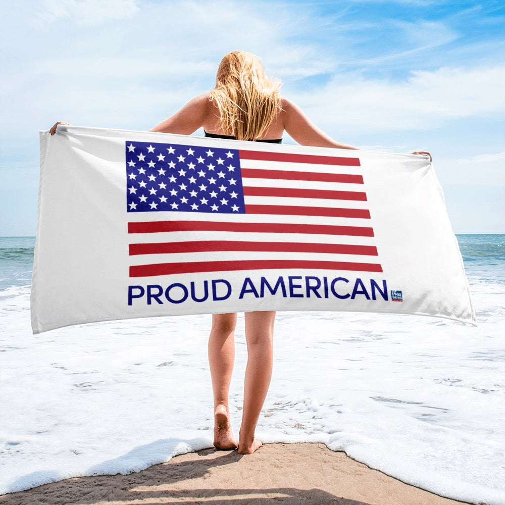 Fox News Proud American Beach Towel