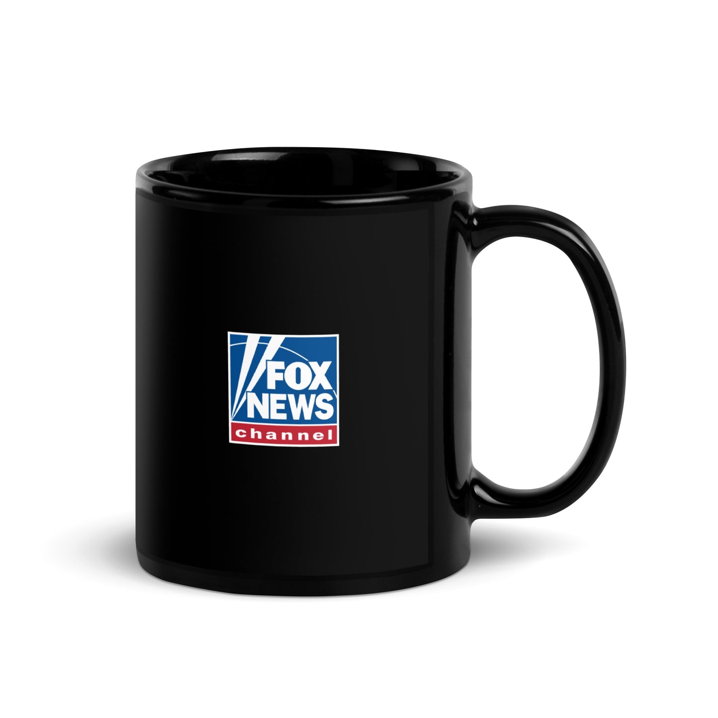 FOX News Ampersand Black Glossy Mug