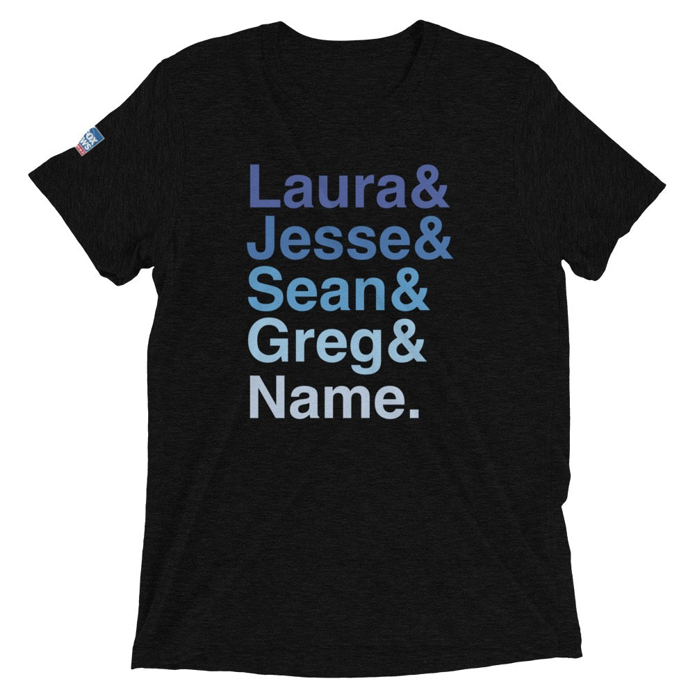 FOX News Personalized Ampersand Tri-Blend T-Shirt