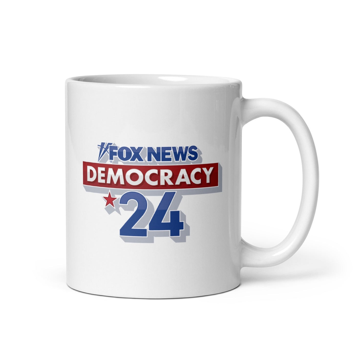 FOX Democracy 2024 White Mug