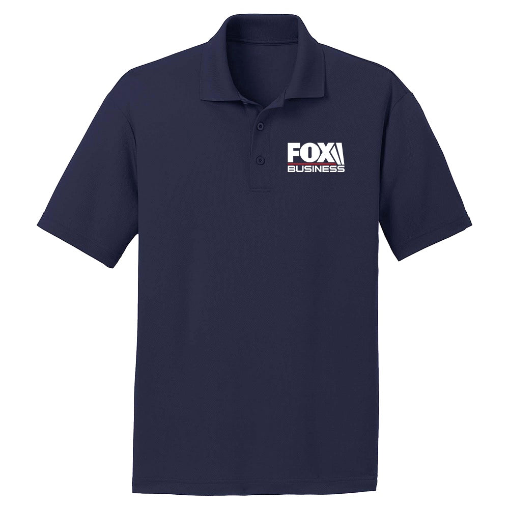 Fox Business Logo Men's Embroidered Polo
