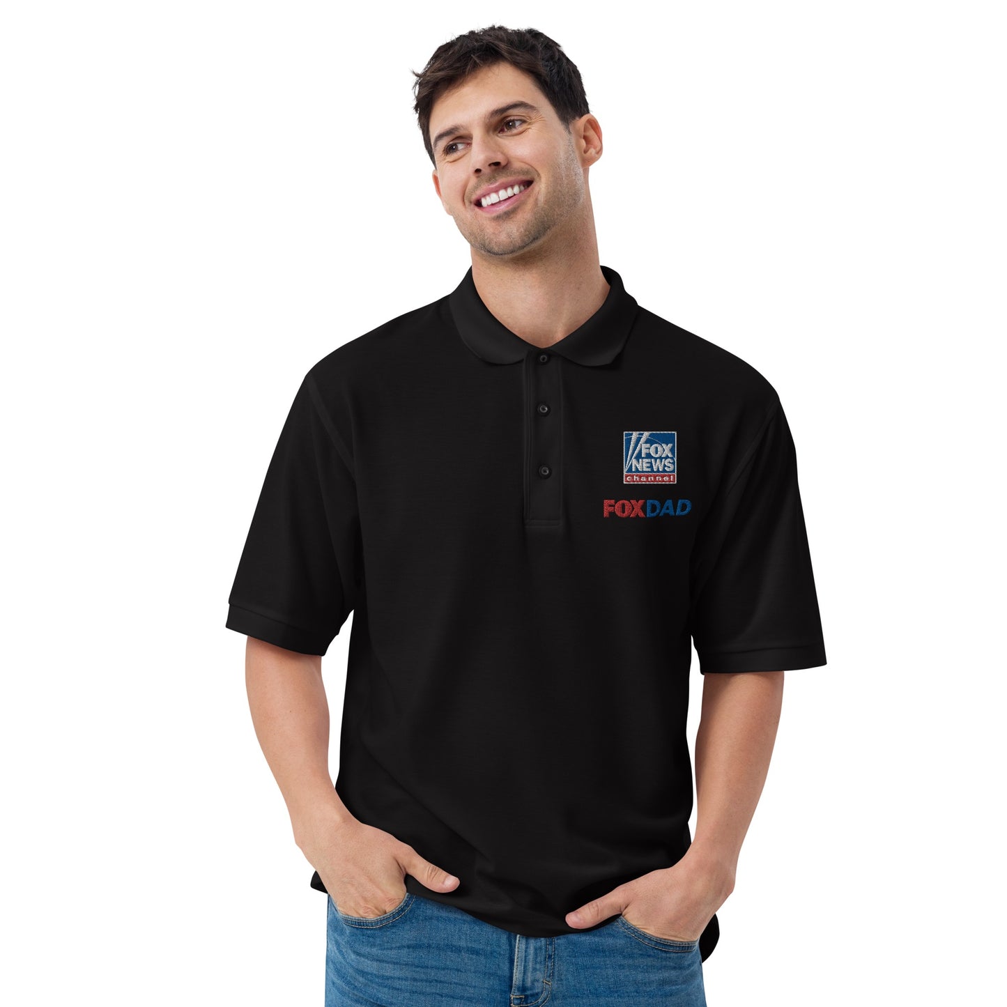 FOX News Dad Embroidered Polo Shirt