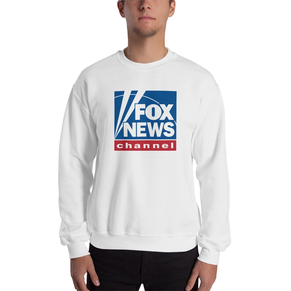 Fox Merchandise FOX News Logo Unisex Crewneck Sweatshirt