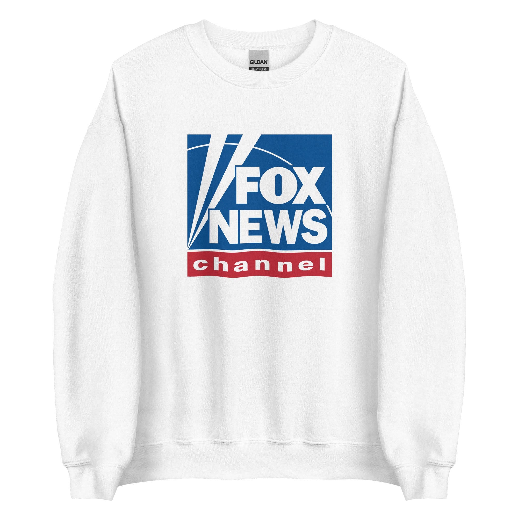 【massnoun】ARCH FAKENEWS CREWNECK FOX-FNLOGO-1-100862-WHITE-