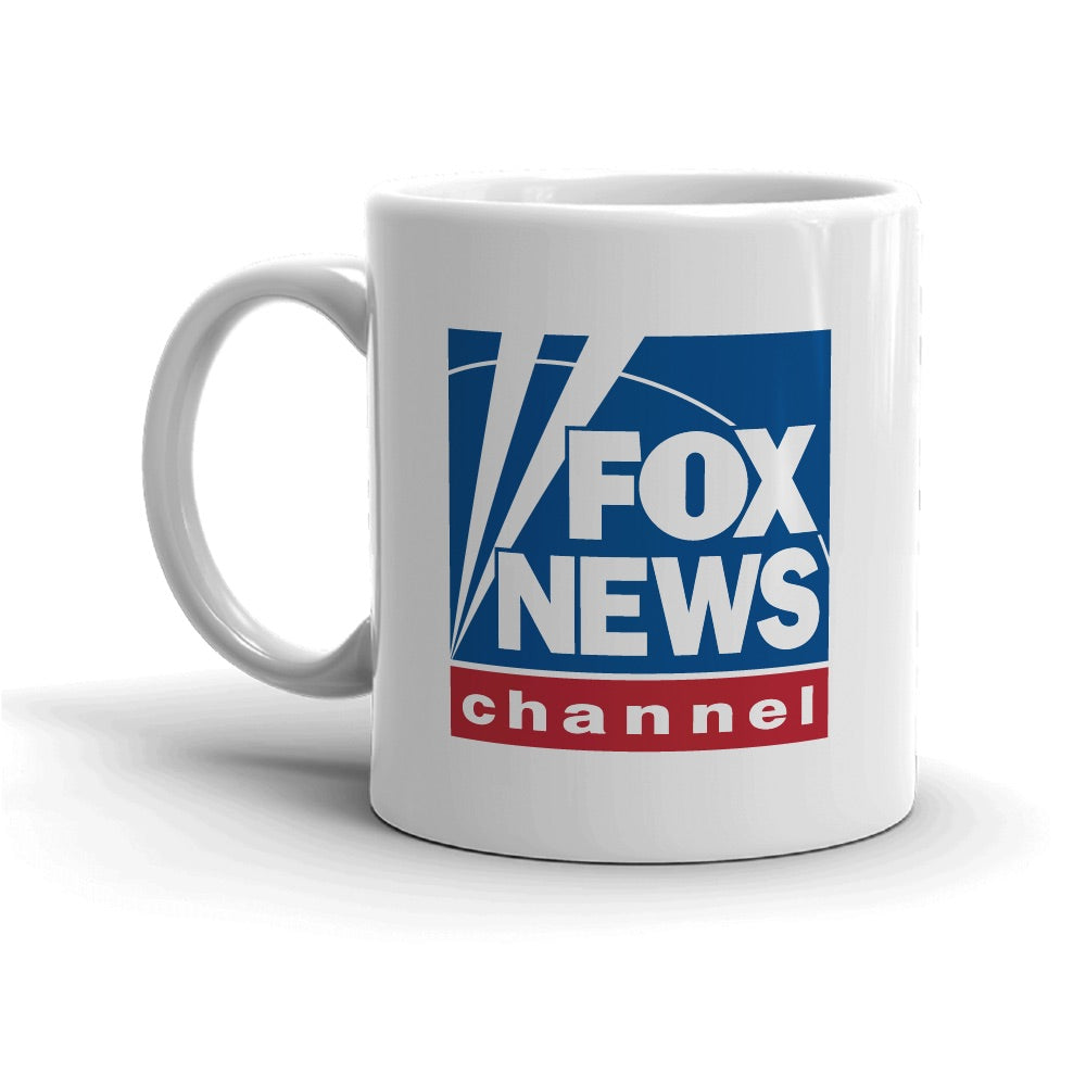 FOX News Logo Personalized White Mug - 11oz