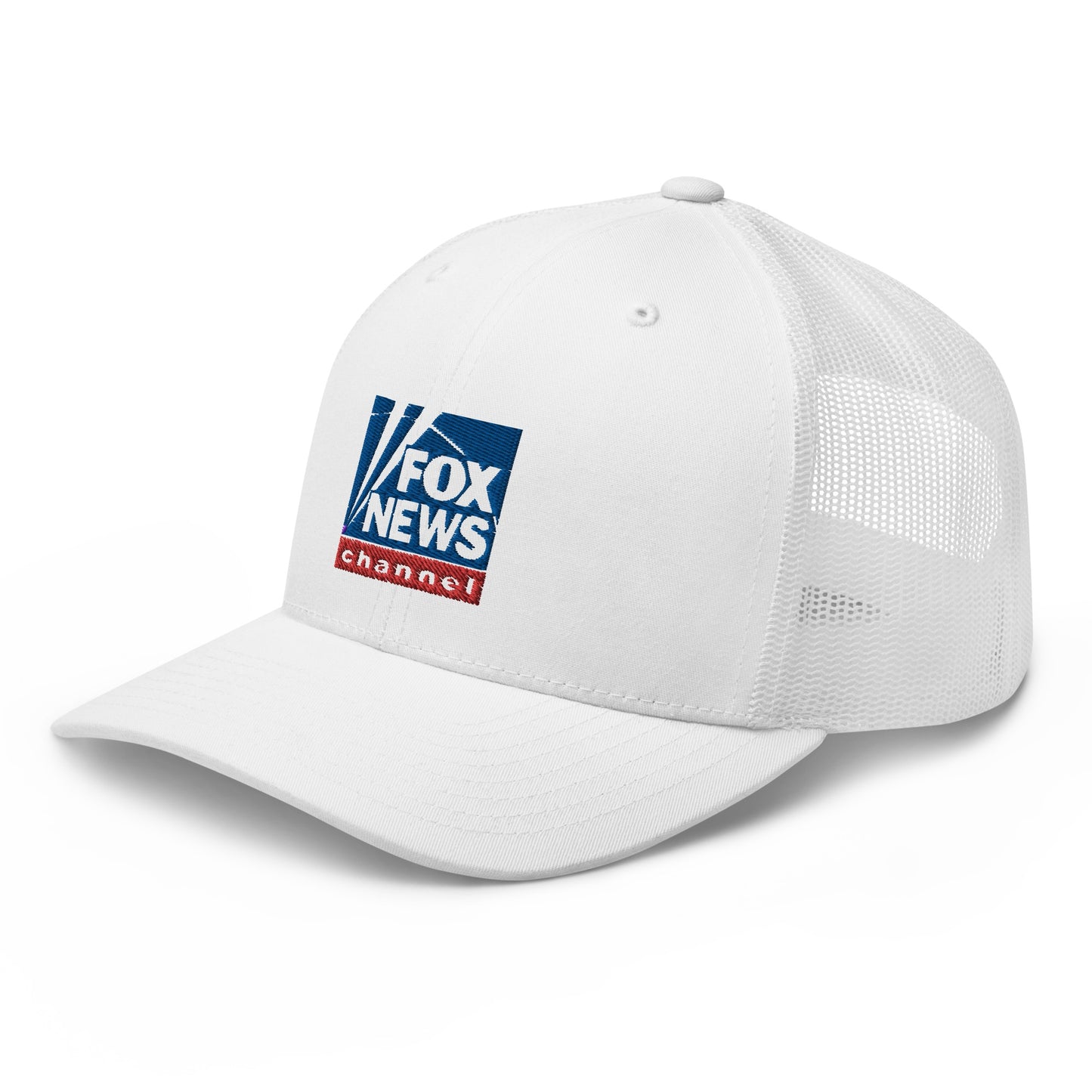 FOX News Logo Embroidered Retro Trucker Hat