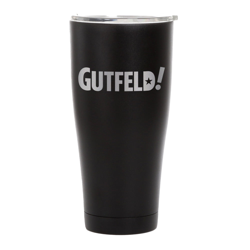 Gutfeld! Logo Black Tumbler
