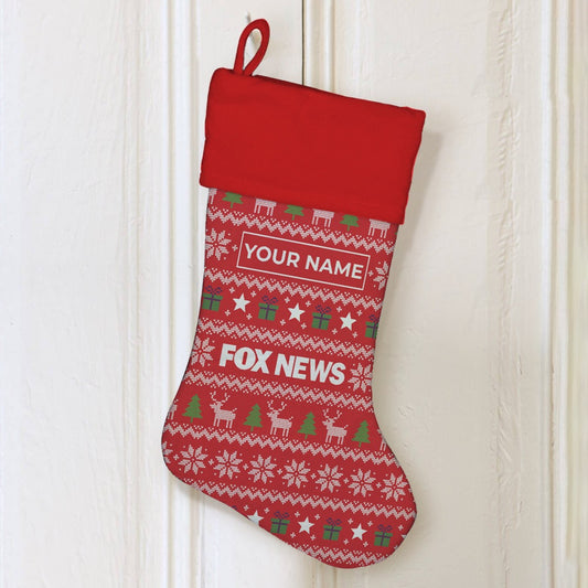 FOX News Holiday Personalized Stocking