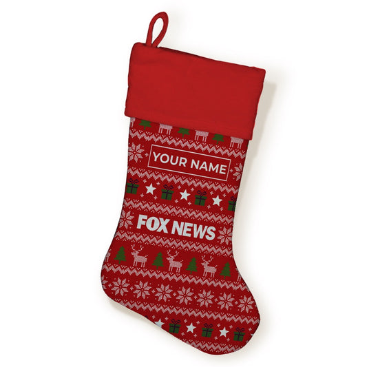 FOX News Holiday Personalized Stocking