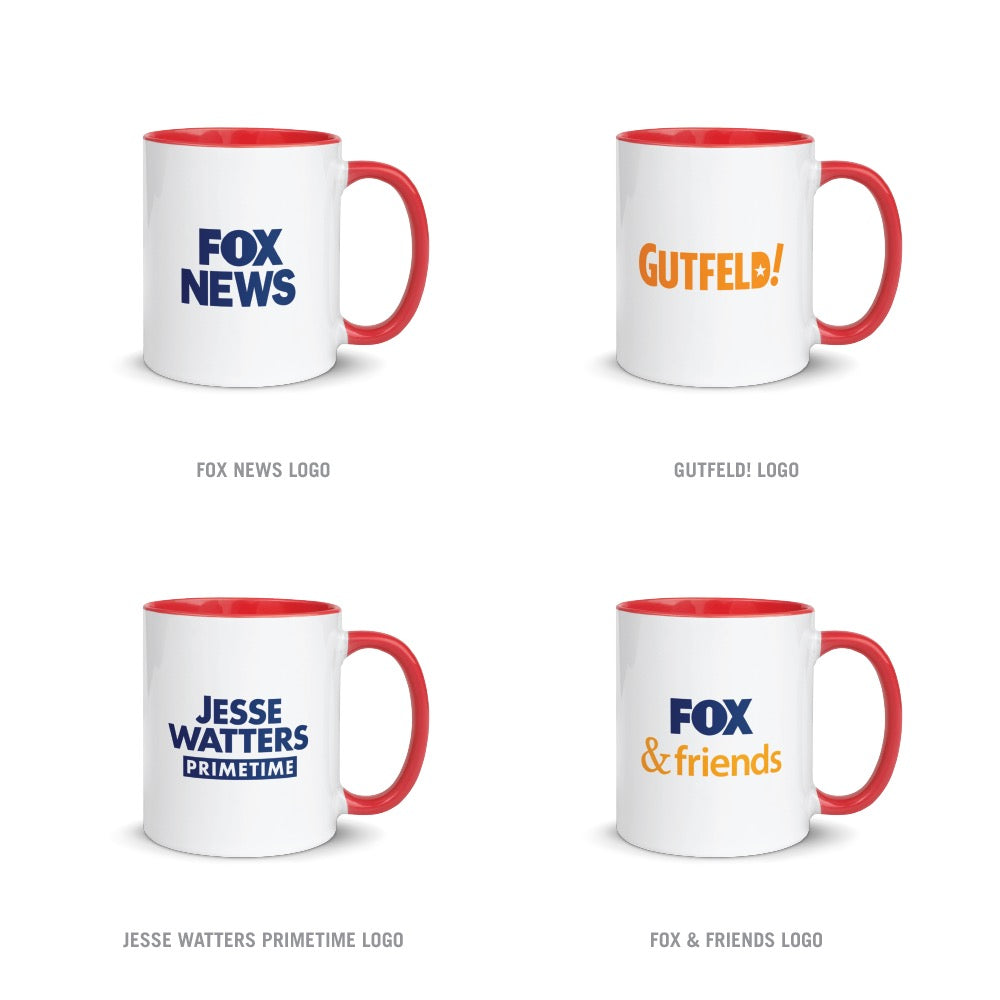 FOX News Heart Customized Two Tone Mug