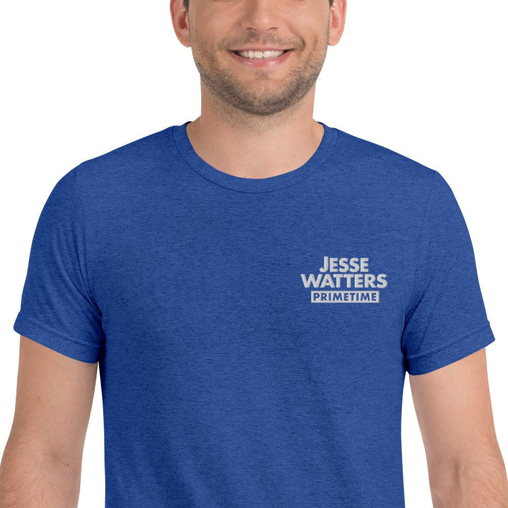 Jesse Watters Embroidered Tri-Blend T-Shirt