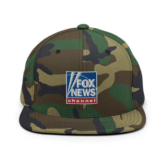 Fox News Embroidered Camo Hat