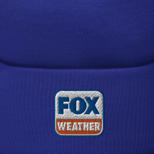 FOX Weather Logo Embroidered Cuffed Beanie