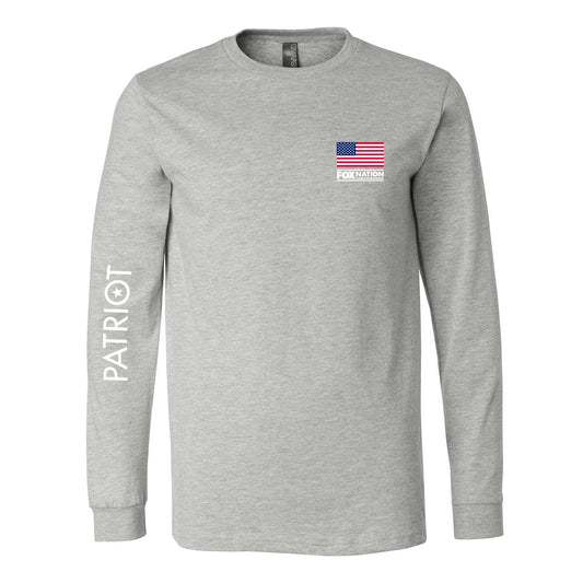 Fox Nation Patriot Long Sleeve T-shirt - Heather Grey