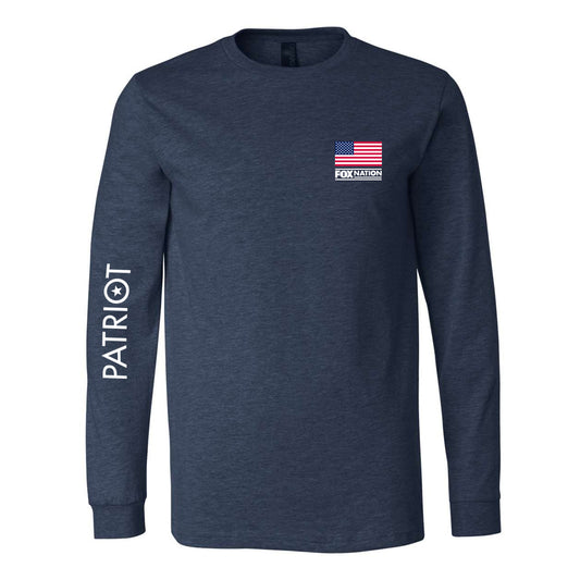 Fox Nation Patriot Long Sleeve T-shirt - Heather Navy